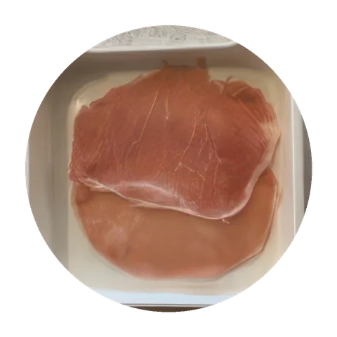 หมูสันนอกสไลด์ จากเมนูสุกี้จัมโบ้